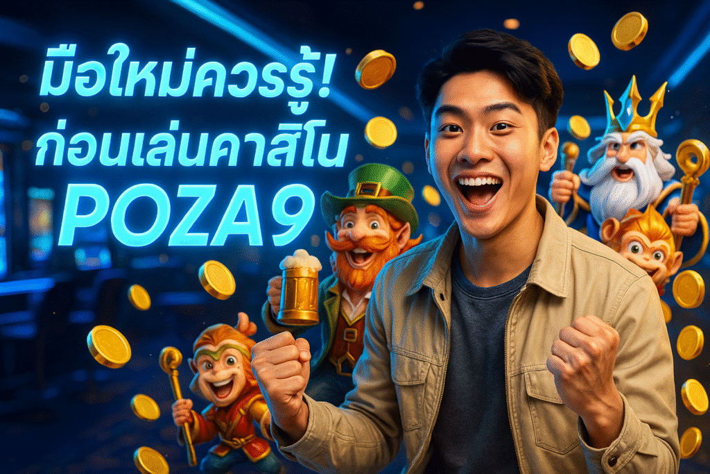 มือใหม่ควรรู้! ก่อนเล่นคาสิโน POZA9
