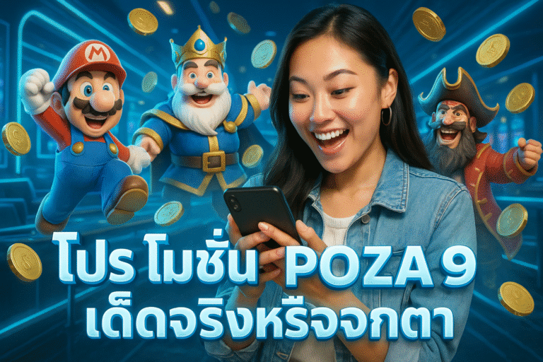 โปรโมชั่น POZA9 เด็ดจริงหรือจกตา